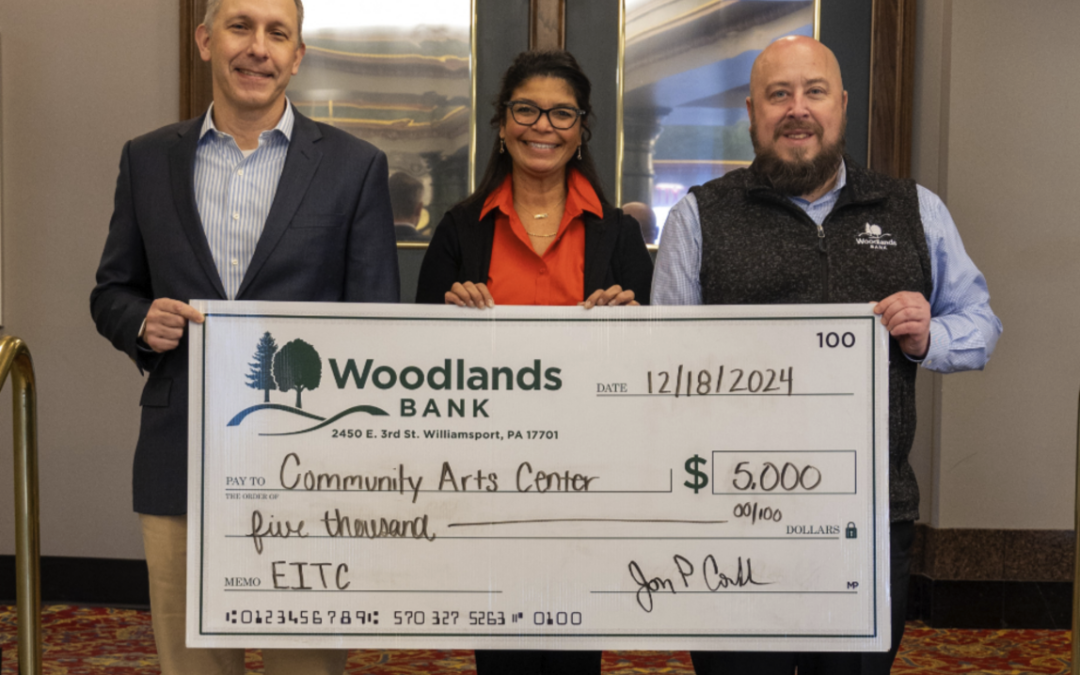 Community Arts Center awarded EITC funds from Woodlands Bank